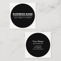 Bold Modern Bedrijfsnaam Sjabloon | B&W