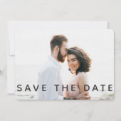 BOLD MODERN BEWAREN DE DATUM SAVE THE DATE (Achterkant)