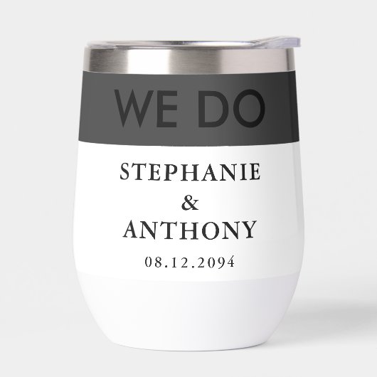 Bold Modern BW 'We Do' Trouwen | Opmaak reinigen (Links)