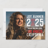 Bold Modern Class van het High School Afstuderen 2 Aankondiging (Voorkant)