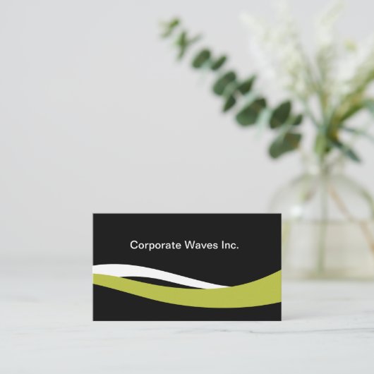 Bold Modern Corporate Visitekaartjes Design (Staand voorkant)