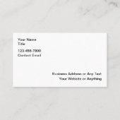 Bold Modern Corporate Visitekaartjes Design (Achterkant)