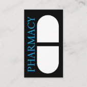 Bold Modern Eenvoudige Apotheek Visitekaartjes (Voorkant)