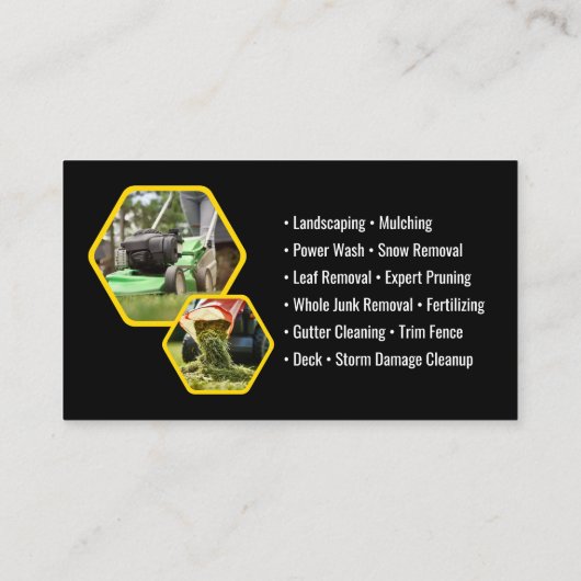 Bold & Modern gazon & landschapsarchitectuur - Zwa Visitekaartje (Achterkant)