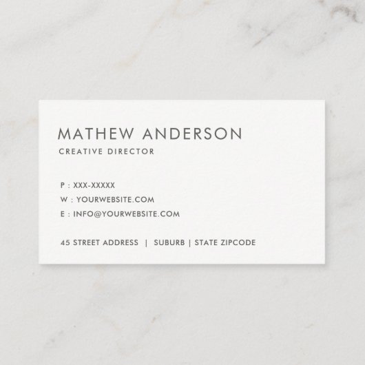 BOLD MODERN GOLD FAUX ANGLE STRIPED LINE PATTERN VISITEKAARTJE (Achterkant)