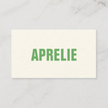 Bold Modern Green White Creative Professional