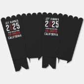 Bold Modern Klasse van 2025 Afstuderen Bedankdoosjes (Ongevouwen)