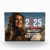 Bold Modern Klasse van 2025 Afstuderen Photo Block Fotoblokken (Voorkant)