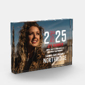 Bold Modern Klasse van 2025 Afstuderen Photo Block Fotoblokken (Links)