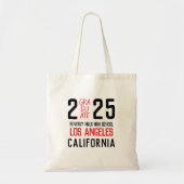 Bold Modern Klasse van 2025 Afstuderen Tote Bag (Voorkant)
