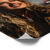 Bold Modern Klasse van 2025 Foto Afstuderen Poster (Hoek)