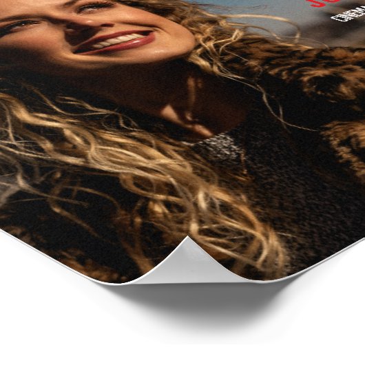 Bold Modern Klasse van 2025 Foto Afstuderen Poster (Hoek)