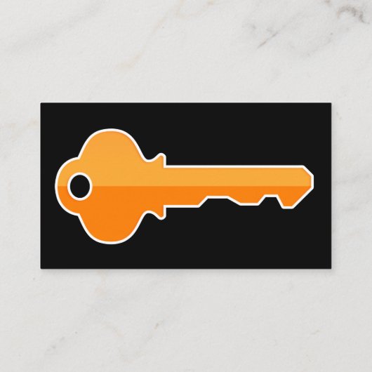 Bold Modern Locksmith Services Visitekaartje (Achterkant)