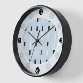 Bold & Modern Memphis Stijl Zwart, Wit, Blauw (Hoek)