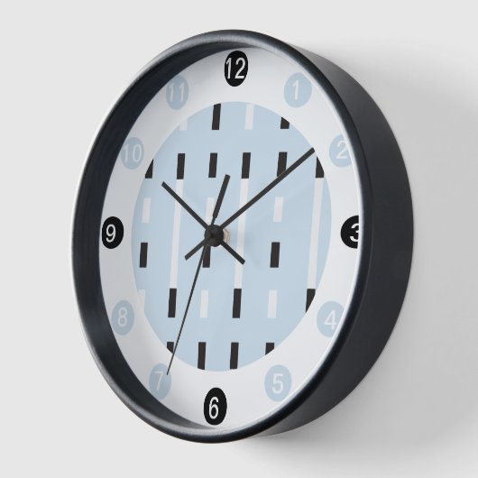 Bold & Modern Memphis Stijl Zwart, Wit, Blauw (Hoek)