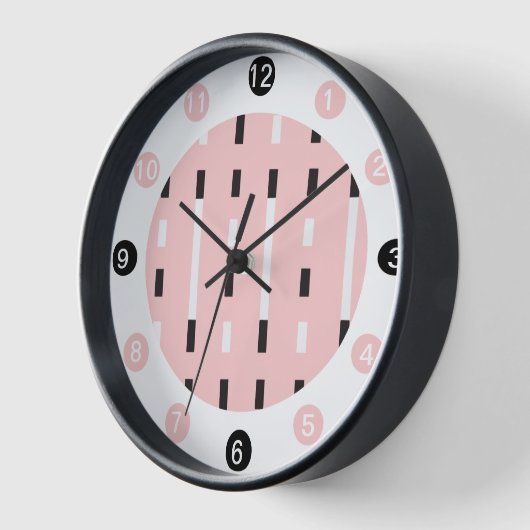 Bold & Modern Memphis Stijl Zwart, Wit, Roze (Hoek)