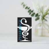 Bold Modern Pharmacy Thema Visitekaartjes (Staand voorkant)