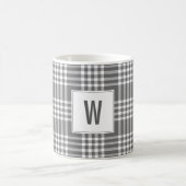 Bold Modern Pset Holiday Monogram Coffee Mok (Center)