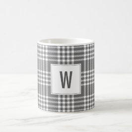 Bold Modern Pset Holiday Monogram Coffee Mok
