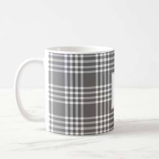 Bold Modern Pset Holiday Monogram Coffee Mok (Links)