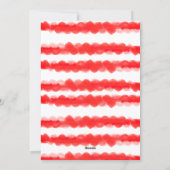 bold modern red RETRO christmas photo frame Feestdagenkaart (Achterkant)