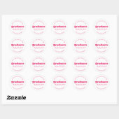 BOLD MODERN RETRO AFSOLVERENDE | AFSCHUDDING STICK RONDE STICKER (Vel)