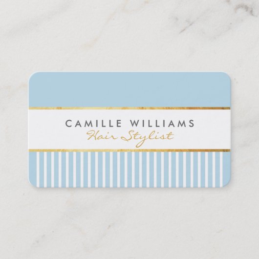 BOLD modern stijlvol kam design gouden eend ei bla Visitekaartje (Voorkant)