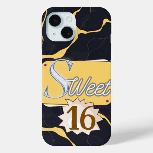 Bold Modern Typography iPhone Case – Minimal cover (Achterkant)