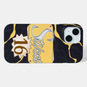 Bold Modern Typography iPhone Case – Minimal cover (Achterkant (horizontaal))