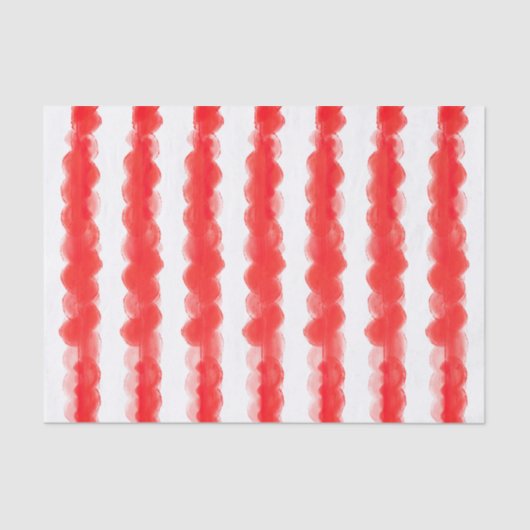 Bold Moderne Retro Rode Feestelijke Kerstvakantie Tissuepapier (Voorkant)