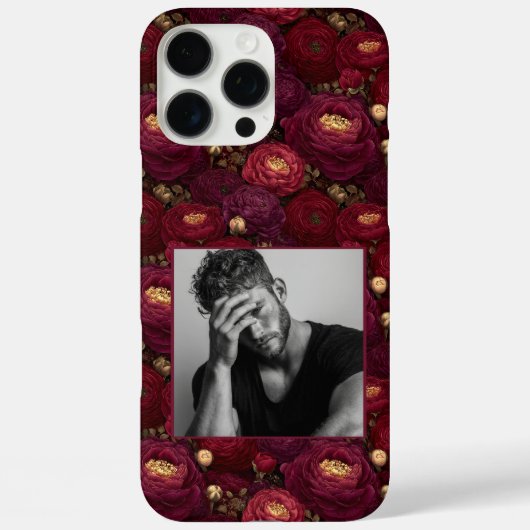 Bold Mom Gift Ranunculus Flower Photo  Case-Mate iPhone Case (Achterkant)