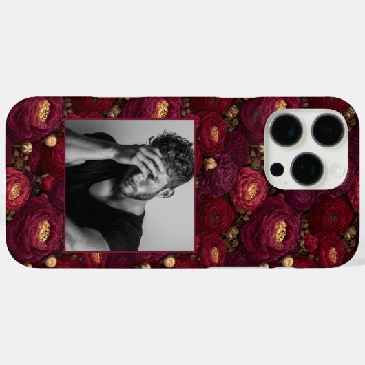 Bold Mom Gift Ranunculus Flower Photo  Case-Mate iPhone Case (Achterkant (horizontaal))