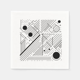Bold Monochrome Geometry Servet