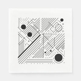Bold Monochrome Geometry Servet