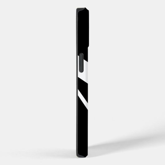 Bold Monogram Black White Case-Mate iPhone Case (Achterkant / Rechts)