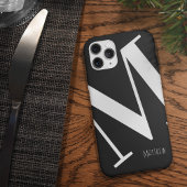 Bold Monogram Black White Case-Mate iPhone Case