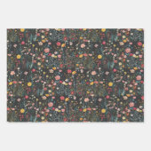 Bold Moody Romantische Kleurrijke Wildflower Garde Inpakpapier Vel (Voorkant 2)