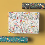 Bold Moody Romantische Kleurrijke Wildflower Garde Inpakpapier Vel<br><div class="desc">Verhoog uw cadeau-geven met onze Bold Moody Romantische Kleurrijke Wildflower Garden Wrapping Paper Sheets! Dit prachtige inpakpapier heeft een boeiende mix van levendige wilde bloemen tegen een rijke, humeurige achtergrond, waardoor een look ontstaat die zowel dramatisch als romantisch is. Perfect voor degenen die houden van opvallende bloemige design, dit inpakpapier...</div>