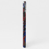 Bold Mosaic Wolf Lead The Charge iPhone Case Hoesje (Rechterkant)