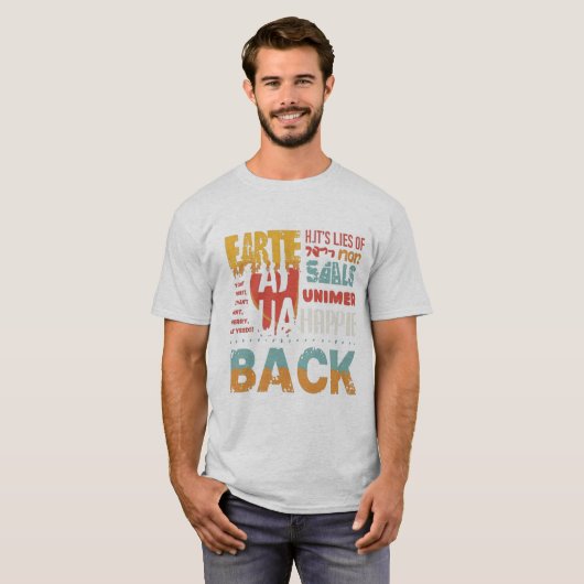Bold Motivation Streetwear T-shirt (Voorkant volledig)