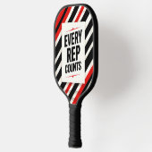 Bold Motivational Poster - "EVERY REP COUNTS" Pickleball Paddle (Links)