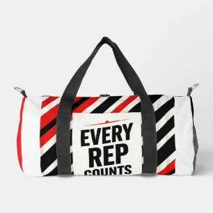 Bold Motivational Poster - "EVERY REP COUNTS" Plunjezak