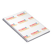 Bold Motivational Quote – Less Talk, More Action Notitieboek (Rechterzijde)