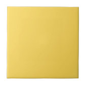 Bold Mustard Yellow #ffdb58 Statement Piece Tegeltje (Voorkant)