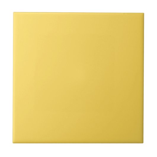 Bold Mustard Yellow #ffdb58 Statement Piece Tegeltje (Voorkant)