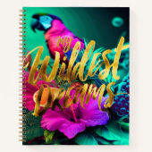Bold “My Wildest Dreams” Tropical Journal Notitieboek (Voorkant)