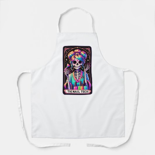 Bold Nail Tech Tarot Kaart Schort (Voorkant)