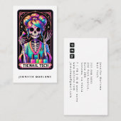 Bold Nail Tech Tarot Kaart Visitekaartje (Voorkant / Achterkant)
