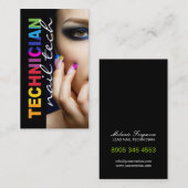 BOLD NAIL TECHNICIAN VISITEKAARTJE (Voorkant / Achterkant)