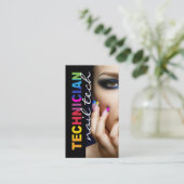 BOLD NAIL TECHNICIAN VISITEKAARTJE (Staand voorkant)